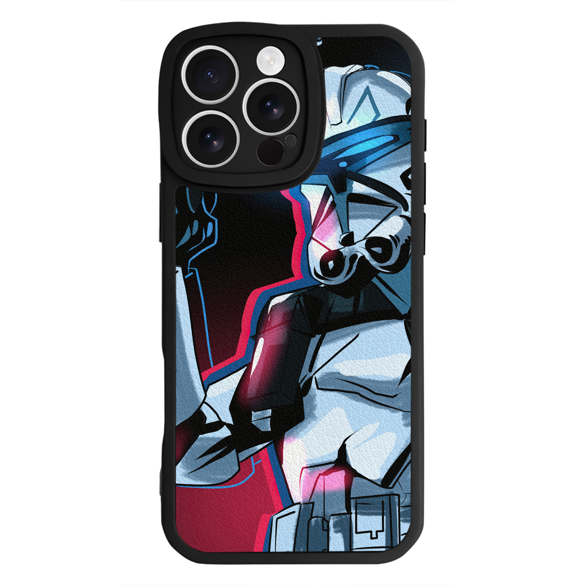 （画像用） スター・ウォーズ Star Wars 【iPhone 16シリーズ対応】シリコンスマホケース（レザー調） 材質：シリコン
